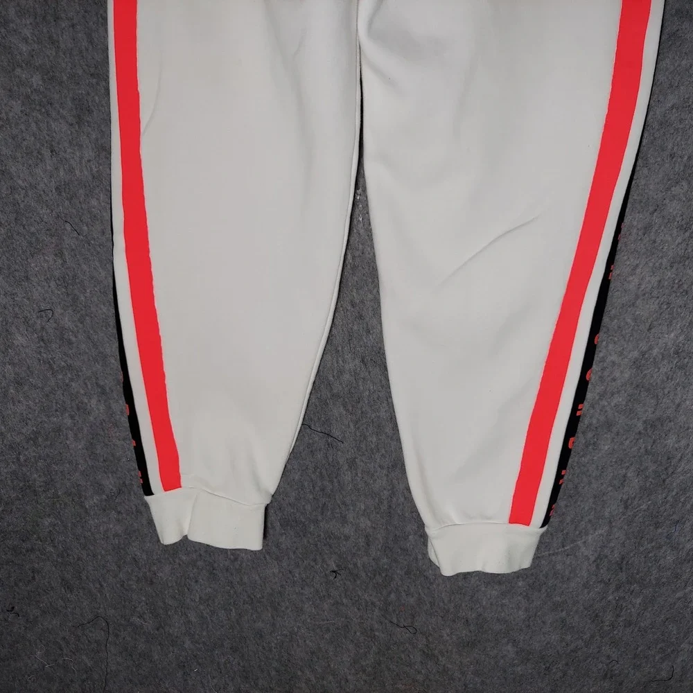 Nike Air Jordan Gradient Fleece Pants L Side Stripe Logo Drawstring Pockets